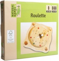 Natural Games Spiel Roulette 22 Cm Aus Holz