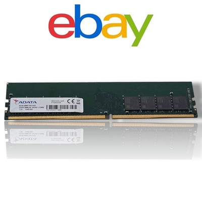 16GB ADATA DDR4 2666 MHz - AD4U2666716G19-B 16GX8 - RAM Arbeitsspeicher #2136