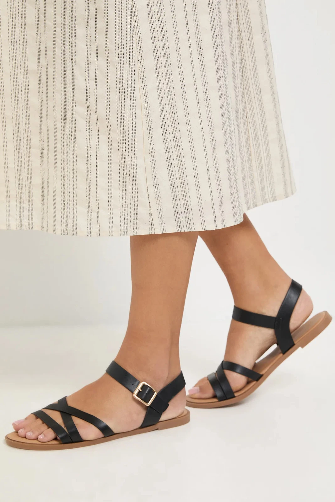 Dorothy Perkins Black Sandals Womens Daywear Sandals