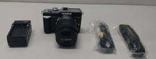Olympus Pen E-PL1 Digital Camera w/14-42mm Panasonic Lumix Lens Black