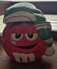 Vintage Mars M&M’s Candy Dispenser Yellow & Red Moving Arms Rare 10"x10"