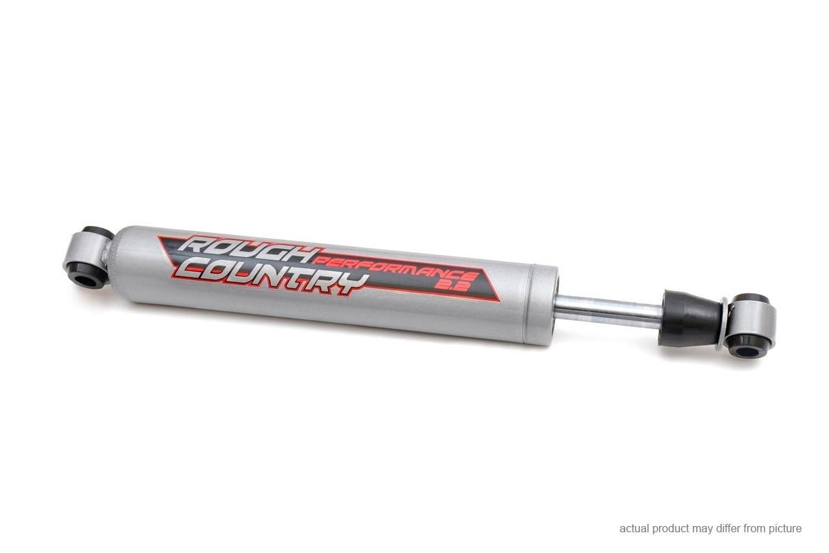Amortisseur à gaz Rough Country oeil/oeil N3 pour réduire les vibrations sur les routes dégradées