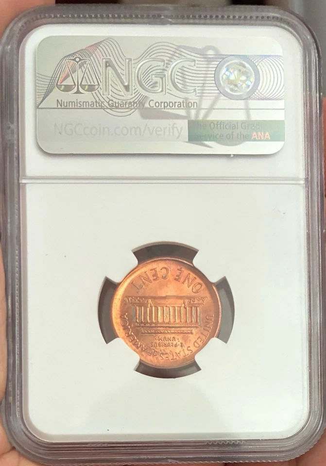 1999 1C Lincoln Penny MINT ERROR BROADSTRUCK NGC MS 67 RD “HIGH GRADE” - Image 3 of 3