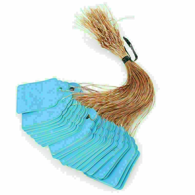 Hot 100Pcs Jewelry Garment Merchandise Brand Label Price Pricing Tags Tie Strung