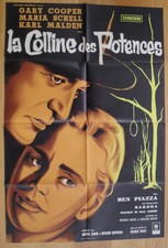 THE HANGING TREE gary cooper maria schell western french movie poster '59 LITHO