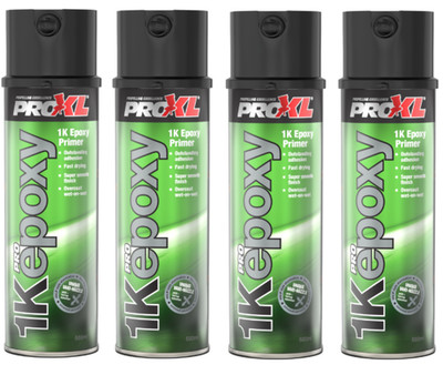 4x Proxl 1K Epoxid Grundierung Aerosol Spray Hochleistungs Rostschutz 500ml