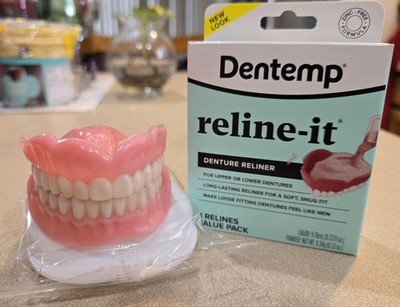   One Set of 3D Large adult denture kit PLEASE READ CHECK & YOUR measurements