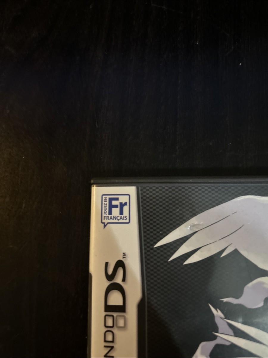 Pokemon Black Version Nintendo DS 2011 Noire French Edition