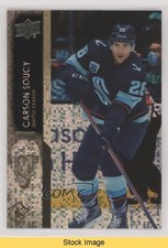 2021-22 Upper Deck Extended Series Speckled Rainbow Foil Carson Soucy READ 0vd8