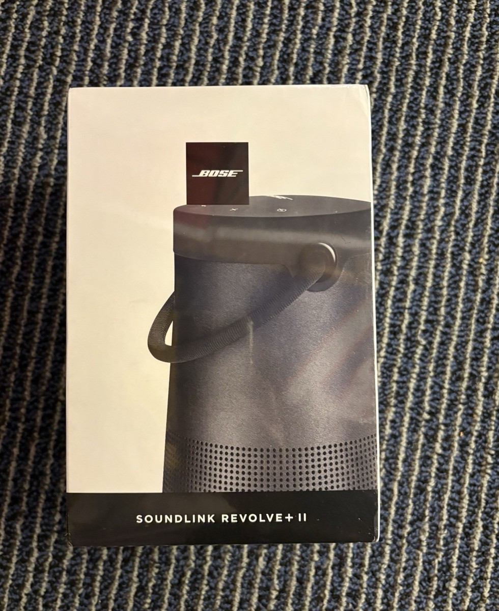 NWT Bose SoundLink Revolve+ II Portable Bluetooth Speaker Black Sealed