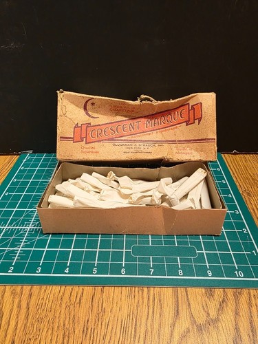 Vintage Cresent Marque cigarette tubes Gluckman & Strauch, Inc. New York
