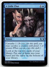 A Little Chat 47 Uncommon Streets of New Capenna Magic: The Gathering Foil NM