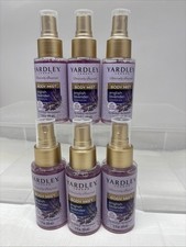 6 X YARDLEY LONDON Fine Body Mist ENGLISH LAVENDER 2 Fl oz each PURPLE B71