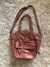 Day & Mood Tan Leather Hobo Shoulder Bag with Braided Strap — listing 6