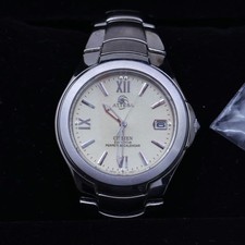 Citizen Attesa E710-H23516 Eco-Drive Perpetual Calendar Box Extra Links Used