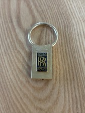 Vintage Rolls Royce Brass Metal Keychain Key Ring Grey Poupon Vintage Rolls Royce Brass Metal Keychain Key Ring Grey Poupon