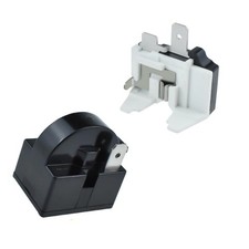 Starter Relay And Overload Protector Kit 1 Pin 4.7 Ohm For Refrigerator Repair
