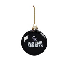 Colorado Rockies Blown Glass Ornament