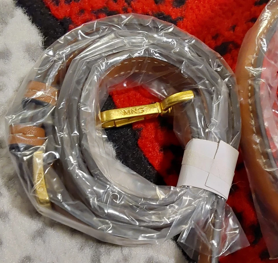 Bolso de ciudad MANGO MNG Harvey con accesorio de bloqueo nuez moscana oscura nuevo con etiquetas 🔥🔥🔥 Foto 3 de 4