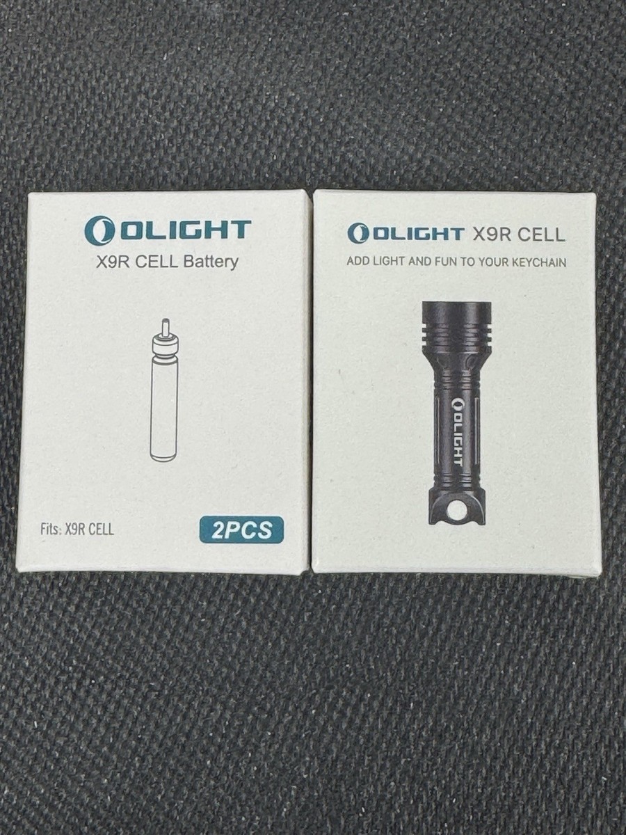 OLIGHT X9R CELL＆サービス品 専用バッテリー 2pcs×3箱付き OLIGHT X9R CELL＆サービス品 専用バッテリー 2pcs×3箱付き