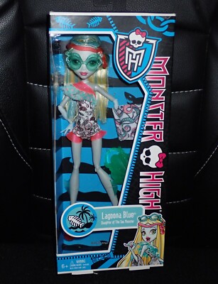 Monster High Lagoona Blue Daughter Of The Sea Monster 2012 ~ NIB Storage Wear 