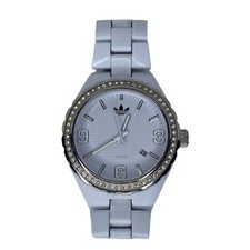 Adidas Cambridge Chronograph Watch White Polycarbonate 44mm Unisex ADH2505