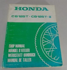 1977 Honda CB 125 T / CB 125 T II Workshop Manual / Shop Manual