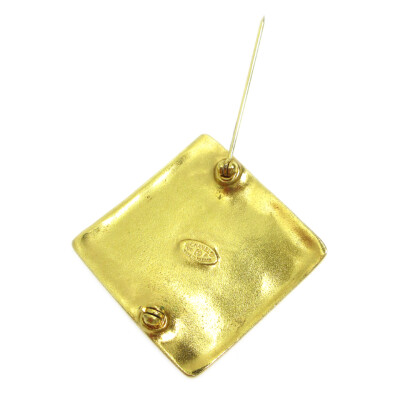 ピノ　シャネル Chanel Rhombus Brooch Pin Gold 96P 44261 | eBay