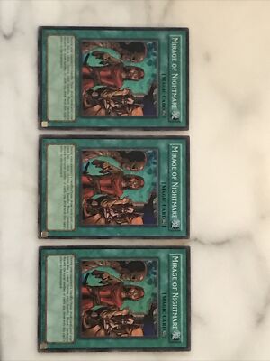 Yu-Gi-Oh! 3x Mirage of Nightmare  Super Rares 1st Ed PGD-036 A Playset