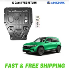 Thick Engine Splash Shield For Benz EQB350 2022-2024 Front Engine Guard Hard