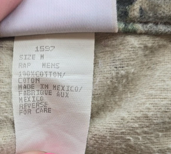 Vintage Woolrich Green Camo Hunting Pants Cotton Mens Size Medium Realtree - Image 4 of 4