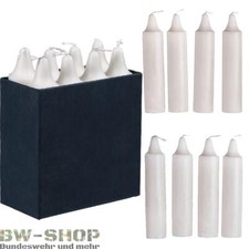 8x ORIGINAL SCHWEIZER ARMEE BUNKERKERZEN ARMY KERZEN OUTDOOR BW KERZE TROPFFREI