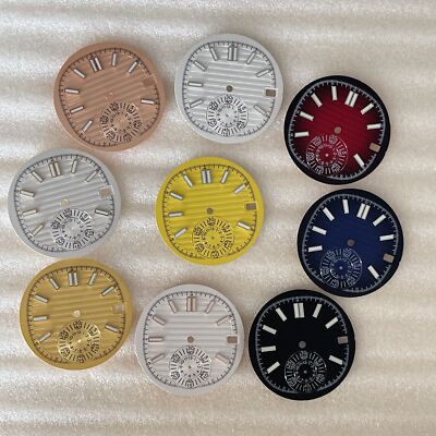 New 30.5mm Vk61 Dial No Logo Green Luminescent Fits Vk61 Movement