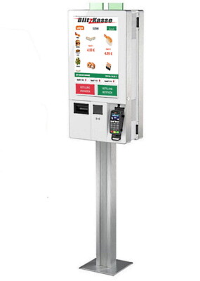 22'' SB-Terminal  für Imbiss Eisdiele Eiscafe Döner-Laden Bar, Self-Service Kiosk