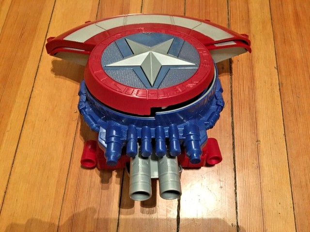 captain america civil war blaster reveal shield