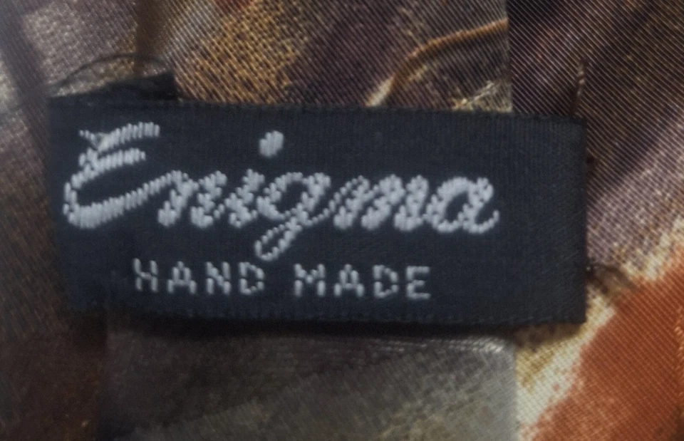 👔 ENIGMA МУЖСКОЙ КРАСИВЫЙ ГАЛСТУК ИМПОРТИРОВАН ПАВЛИН ШЕЛК 100% ПОЛИЭСТЕР КОРЕЯ - Изображение 2 из 3