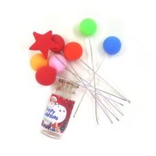 Juego de globos de Navidad miniatura para casa de muñecas escala 1:12 accesorios de decoración de Navidad