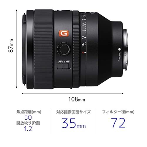 Sony FE 50mm f/1.2 GM Lens 4548736132016| eBay