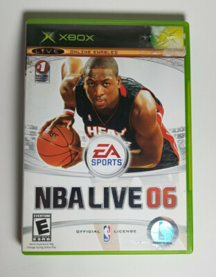 NBA Live 06 (Original Microsoft Xbox, 2005) Complete