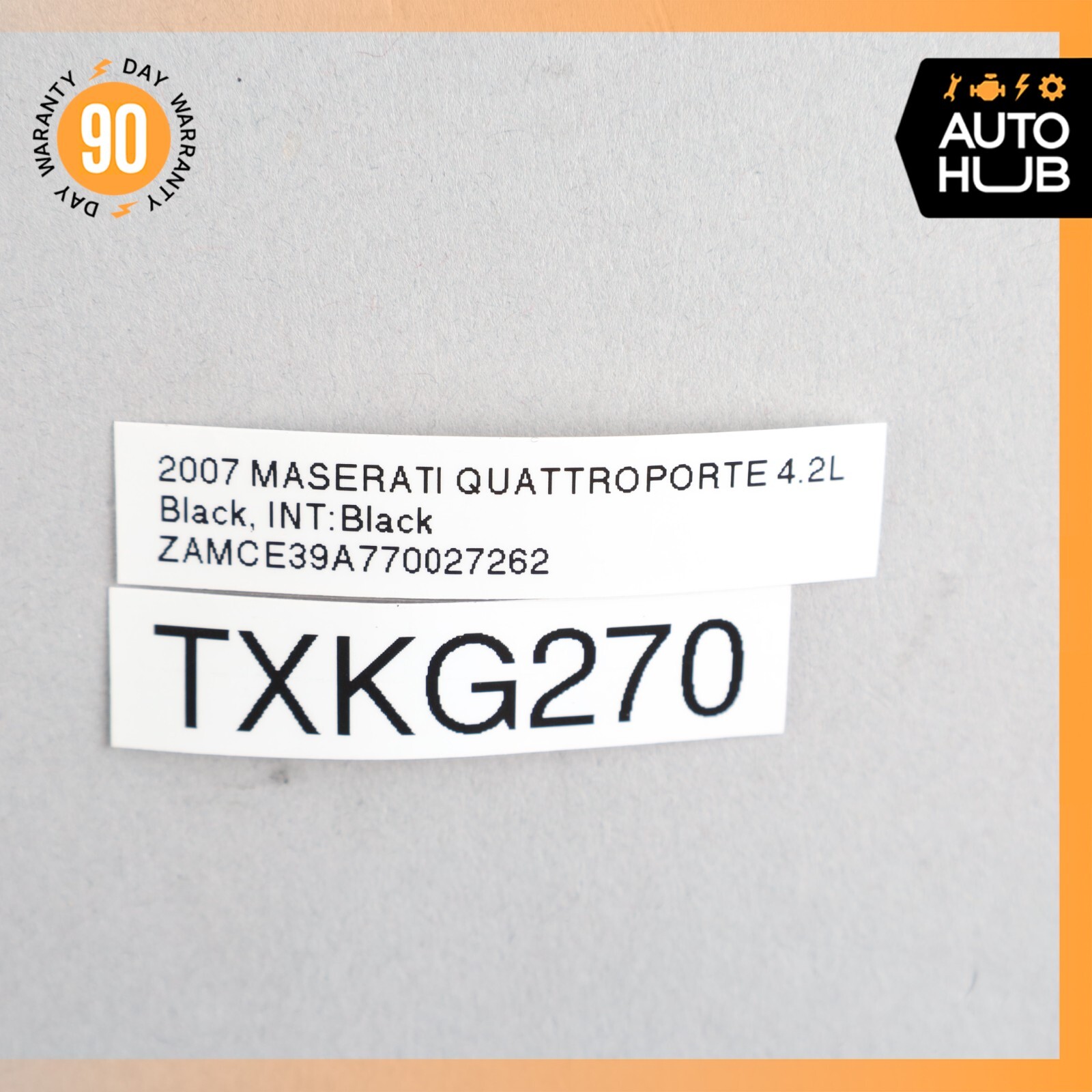 03-13 Maserati Quattroporte M139 Audio Sound Speaker Rear Right or Left Side OEM