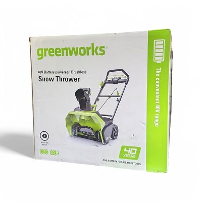Greenworks Akku-Schneefräse GD40ST 40 V
