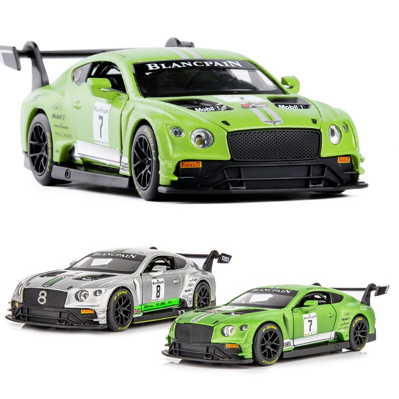 1:32 Bentley Continental GT3 Racing Car Model Car Diecast Toy Cars Toys for Kid