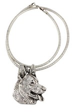 German Shepherd Dog, Alsatian Wolf Dog - Dog necklace, unique jewellery for the