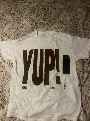Travis Scott Franchise Promo Yup/Bamboozled Tee White One Size