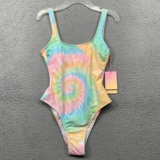 NEW Stoney Clover Lane 1 Pc Swimsuit XS 0-2 Cheeky High Leg Tie-Dye Bra NWT
