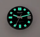 NEW COMPLETE SET OF HANDS/ DIAL FOR SEIKO AUTOMATIC MENS DIVERS WATCH 6105-80XX