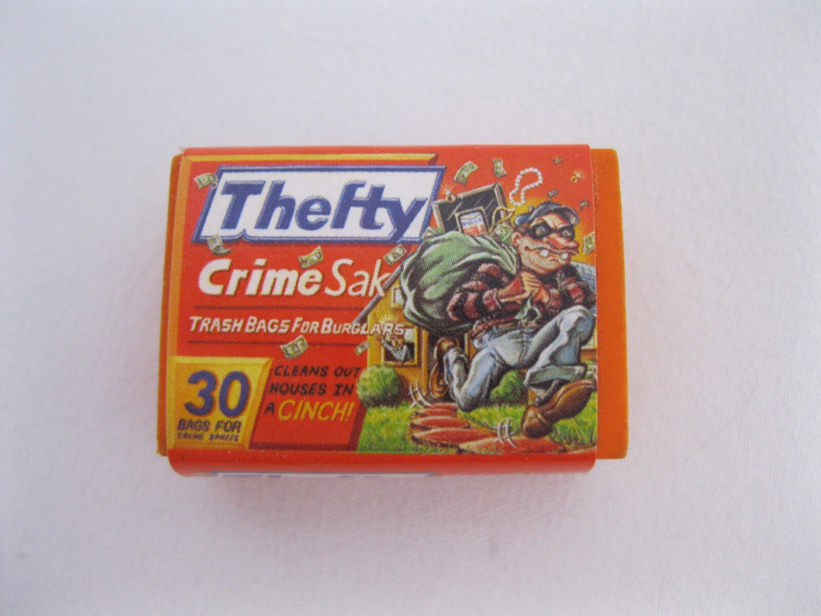 Wacky Packages Erasers Lot Of 10 Topps Apple Jerks Froot Oops Thefty Dr Pooper