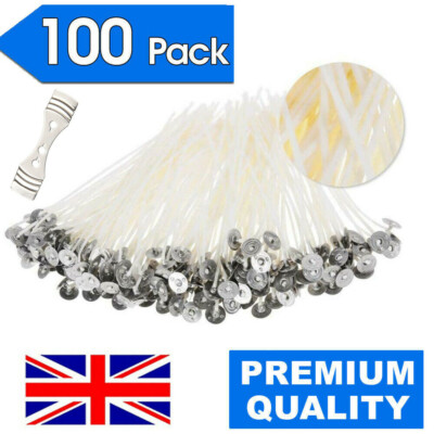 40 X 200mm Long Pre Waxed Wicks For Candle Making With - View #2