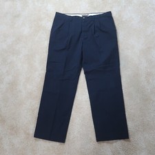 Dockers D3 Classic Fit Khaki Pants Men's 38x30 Blue Pleated Front Pants