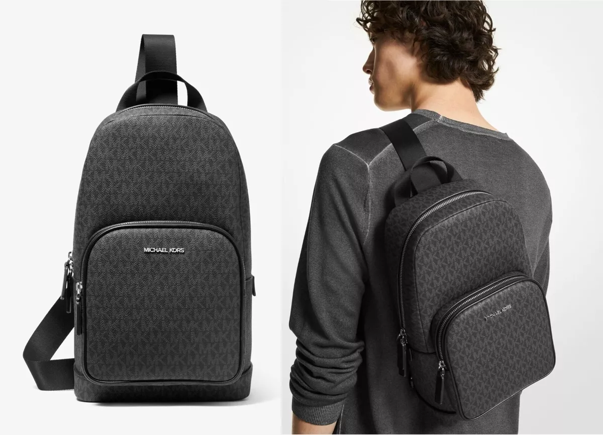 Michael Kors City Backpack in Black for Men